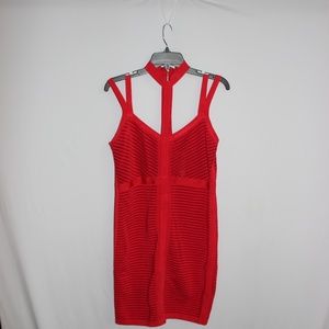 Guess Womens Tahsa Sleeveless Mini Bodycon Dress